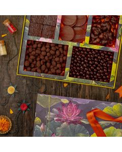 Choko La Regalia Chocolate Hamper with Rakhi